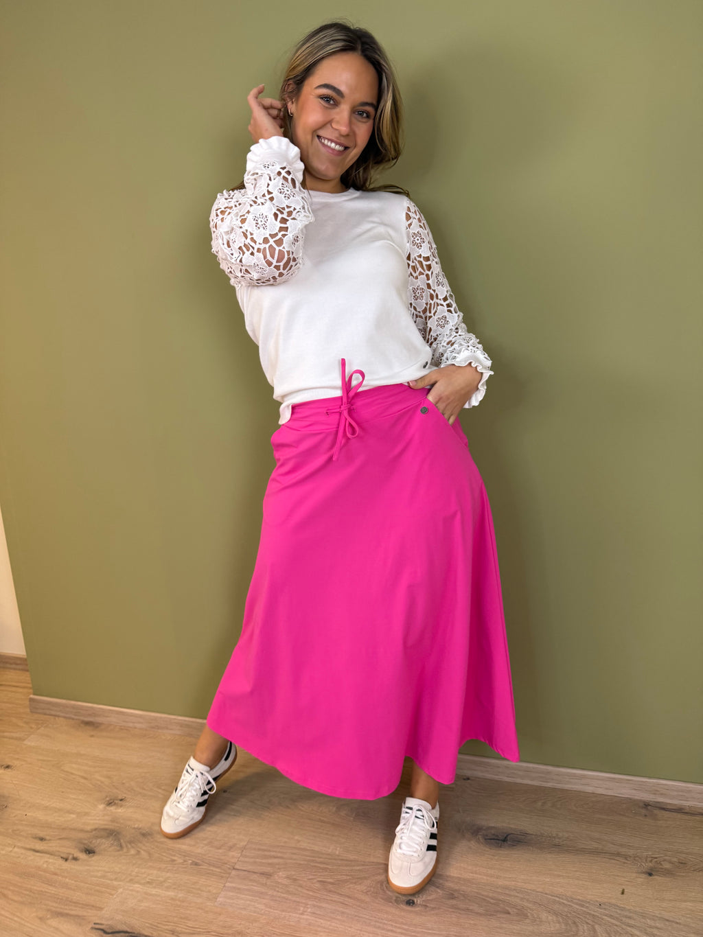 Triple Nine - Travel Rok Maxi Fuchsia - 7101 rok - Est Voilà