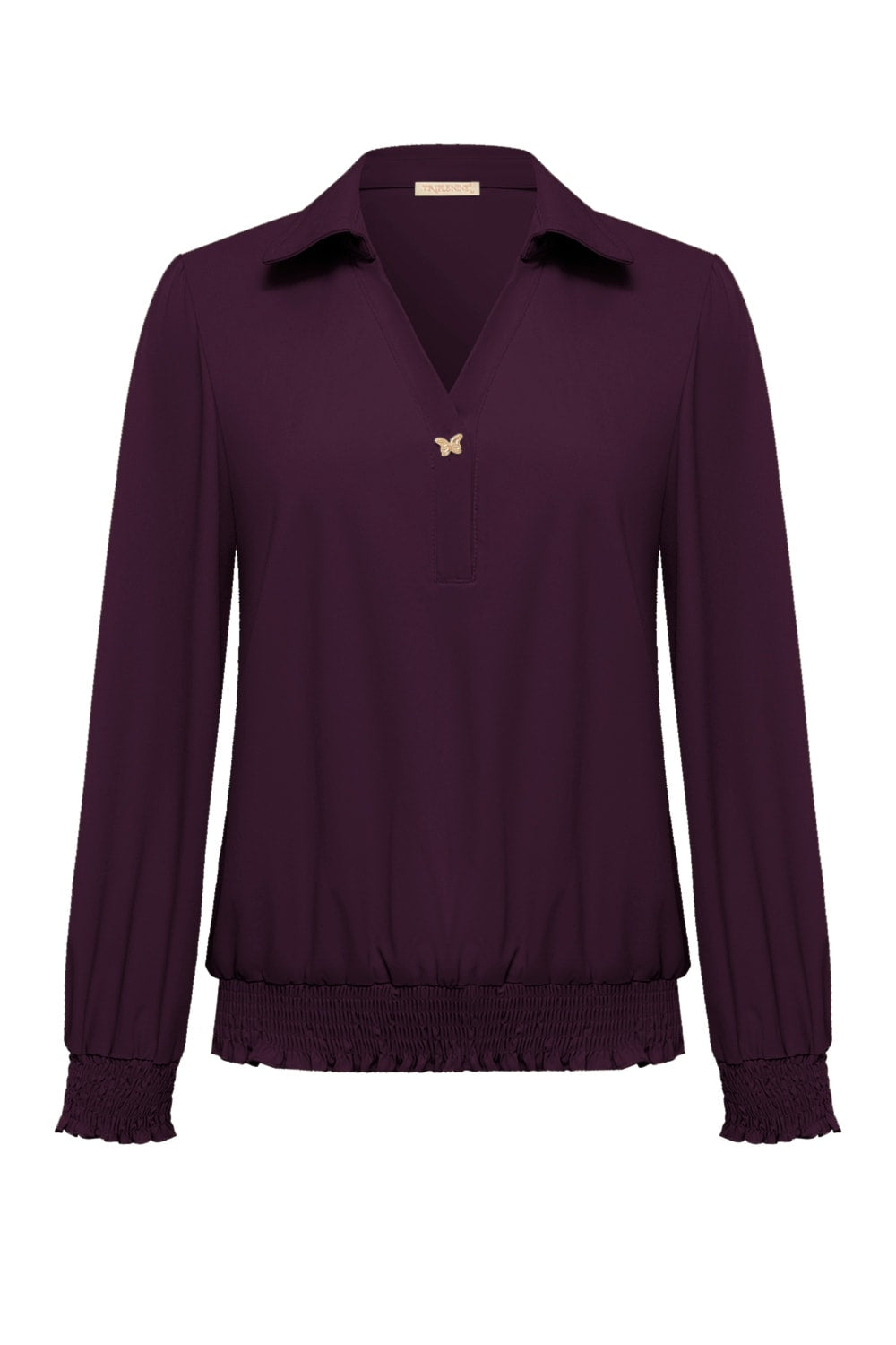 Travel Top Bobby Aubergine - 6936
