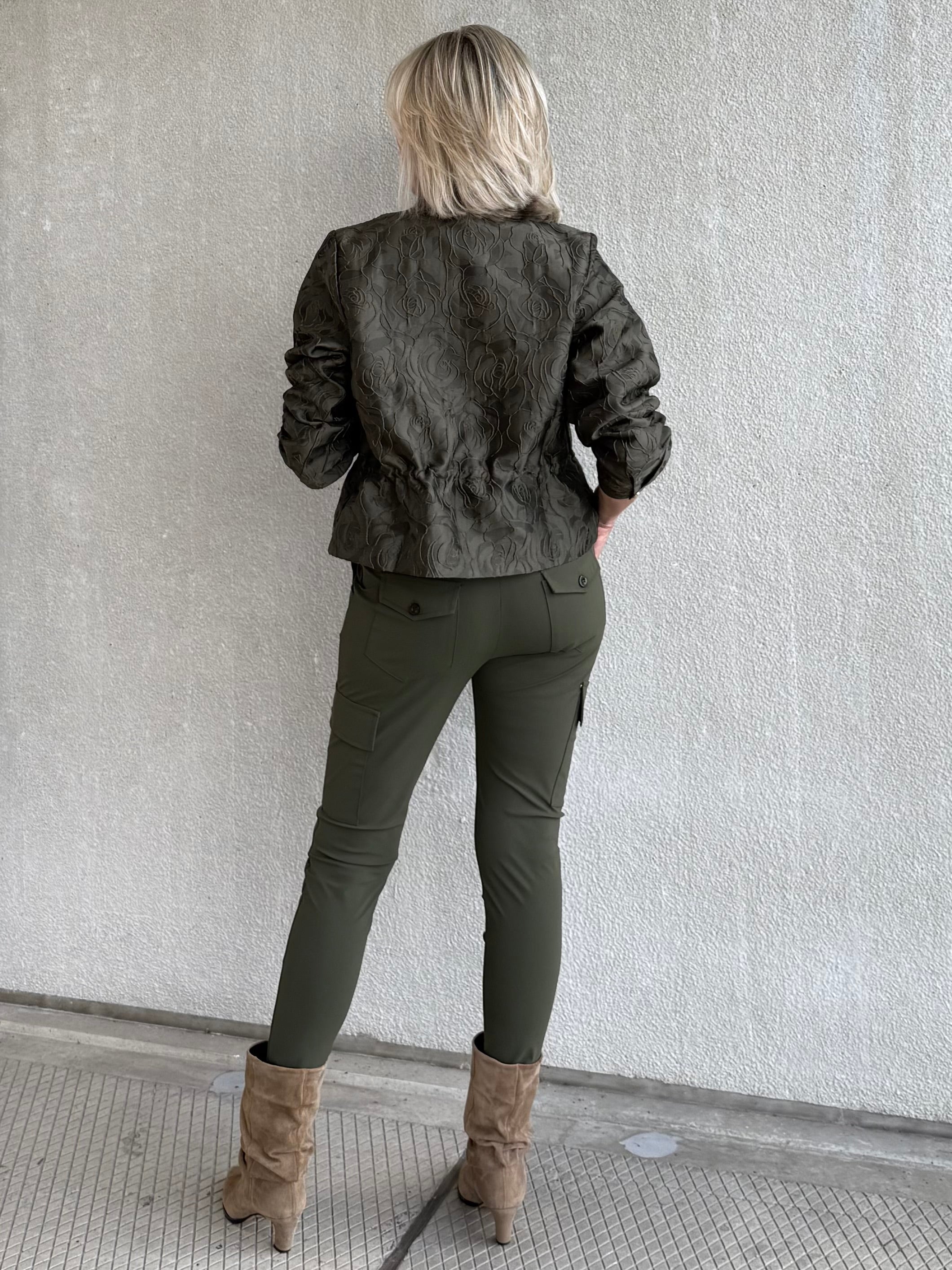 Triple Nine - Travel Broek Cargo Olijfgroen - 3001 Broek - Est Voilà