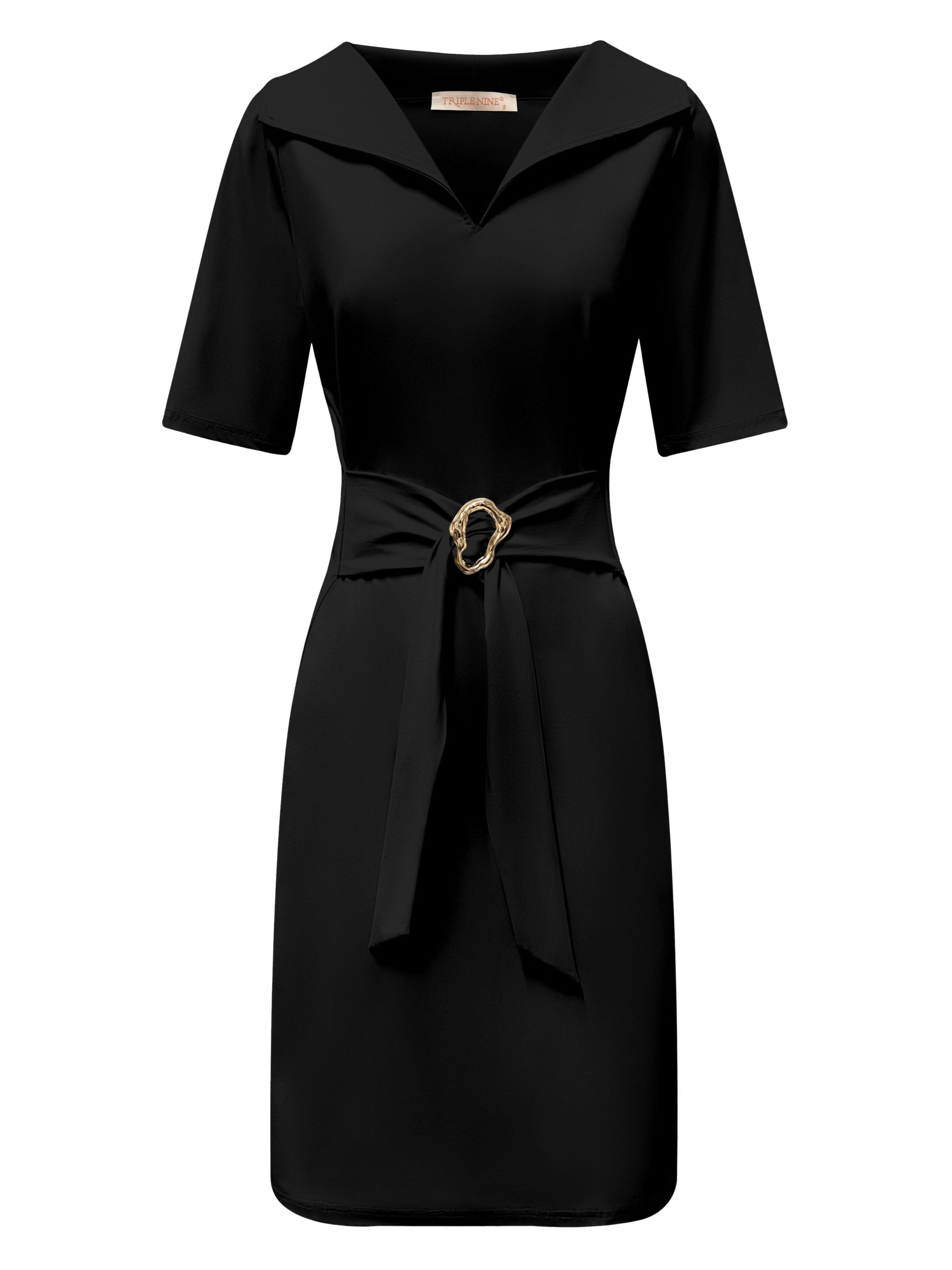 Triple Nine - Travel Jurk Julia Zwart - 51821 Jurk - Est Voilà