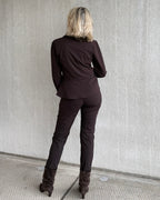 Triple Nine - Travel Blouse Simona Donkerbruin - 5950 Blouse - Est Voilà