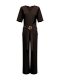 Triple Nine - Travel Jumpsuit Mila Donkerbruin - 51908 Jumpsuit - Est Voilà