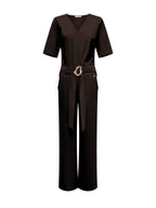 Triple Nine - Travel Jumpsuit Mila Donkerbruin - 51908 Jumpsuit - Est Voilà