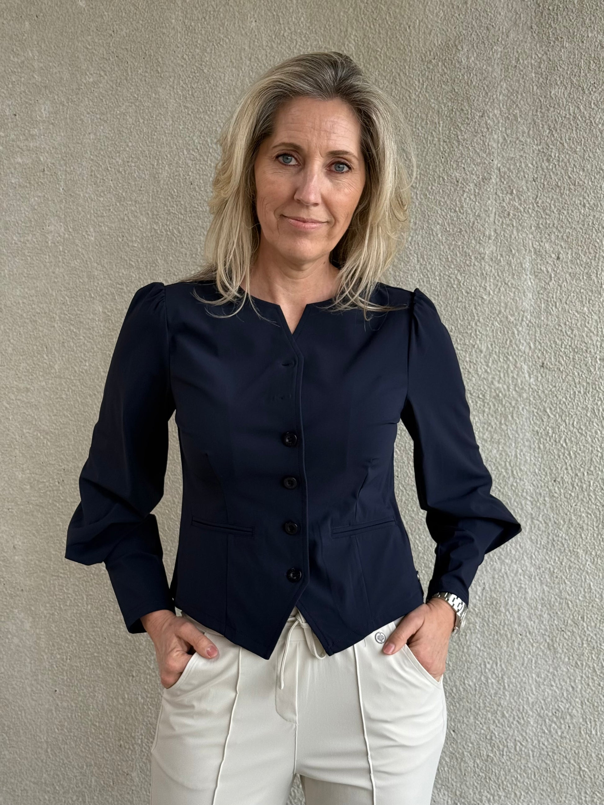 Travel Jacket Milly Navy - 3905