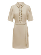 Triple Nine - Travel Jurk Mara Beige - 51826 Jurk - Est Voilà