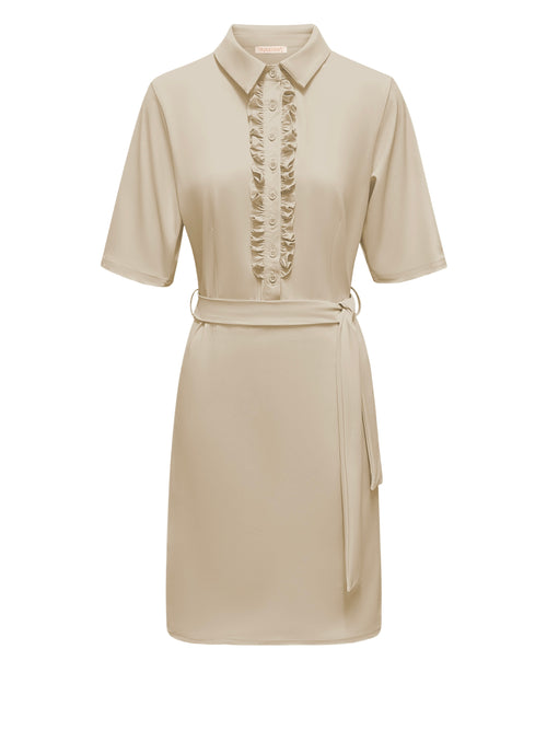 Triple Nine - Travel Jurk Mara Beige - 51826 Jurk - Est Voilà