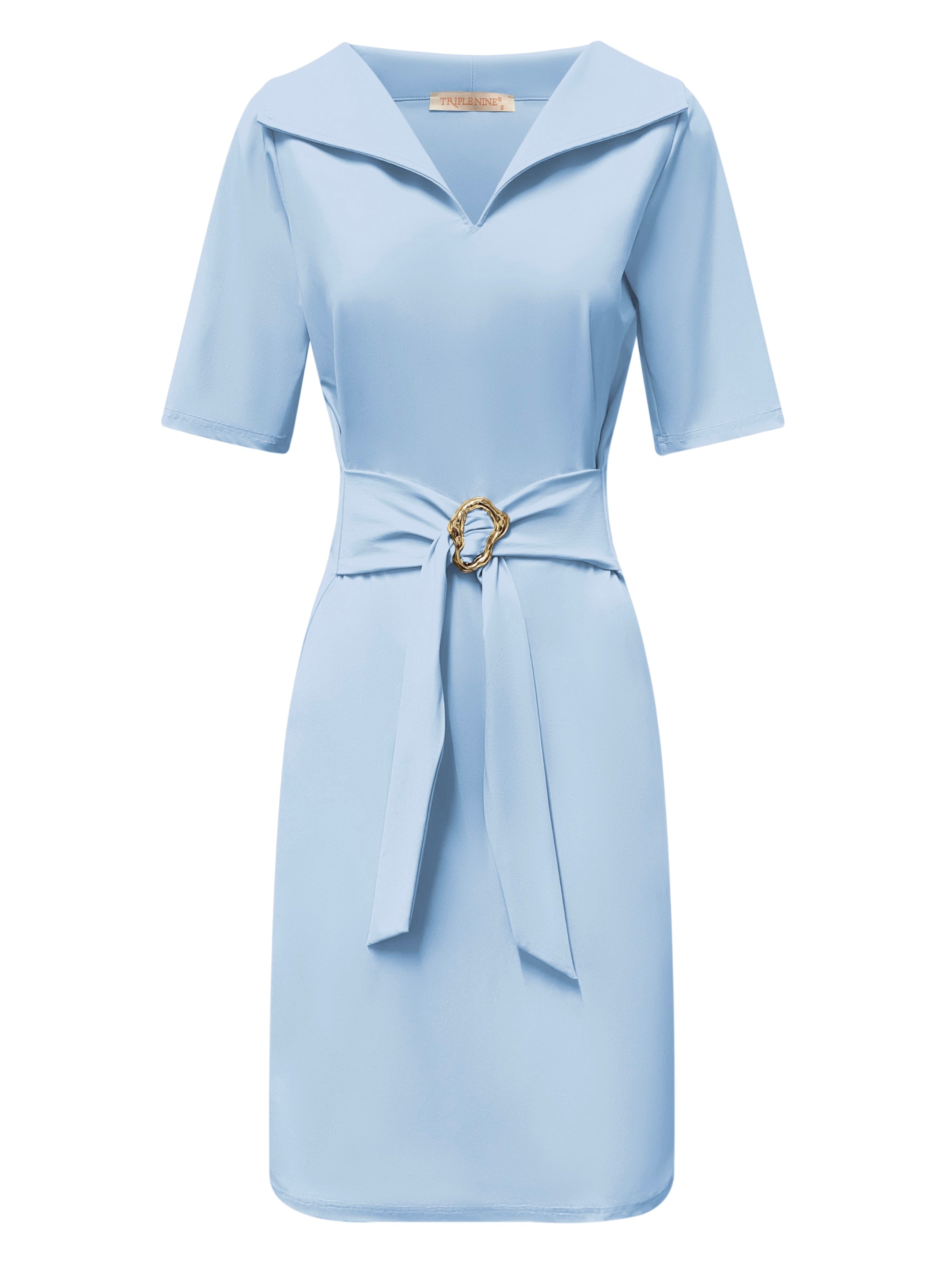 Triple Nine - Travel Jurk Julia Lichtblauw - 51821 Jurk - Est Voilà