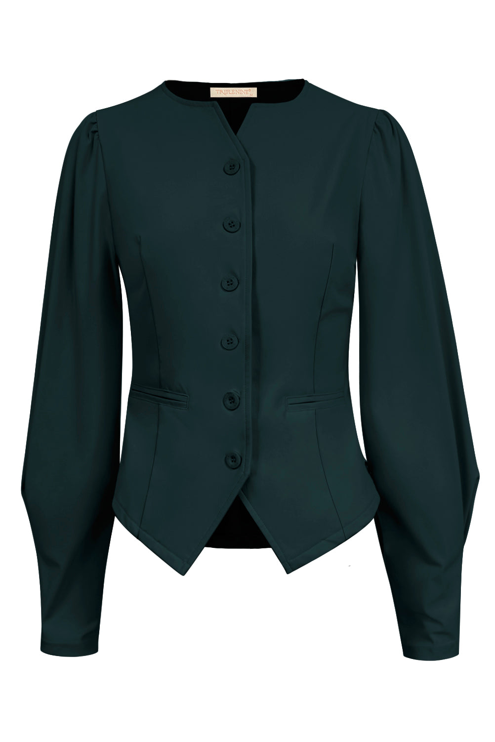 Travel Jacket Milly Groen - 3905 Blazer - Est Voilà