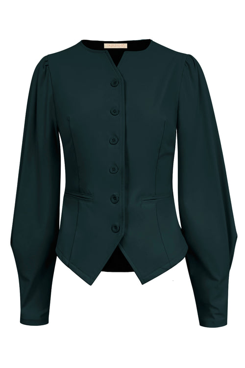 Travel Jacket Milly Groen - 3905