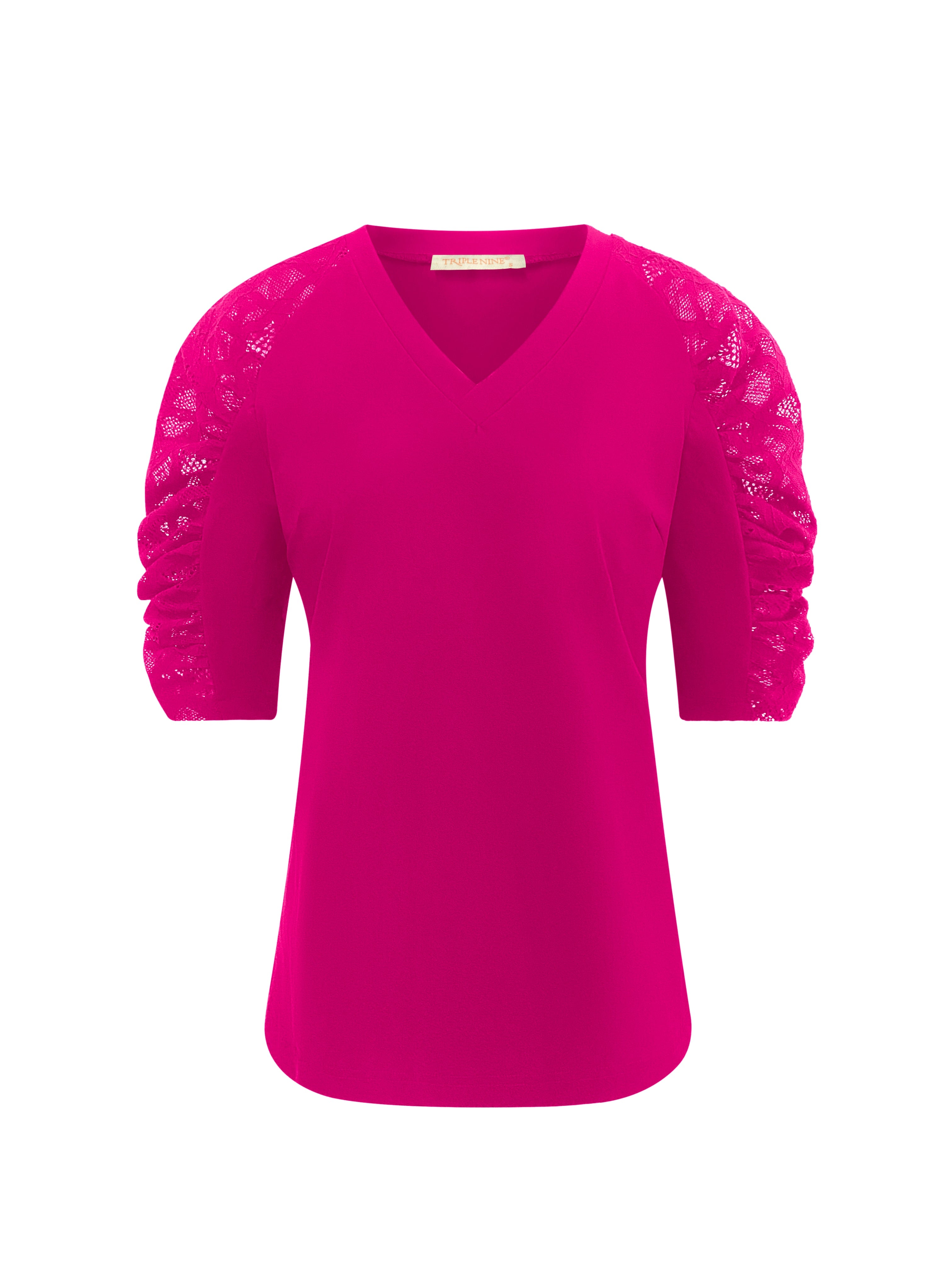 Triple Nine - Travel Top Ruth Fuchsia - 6949 top - Est Voilà