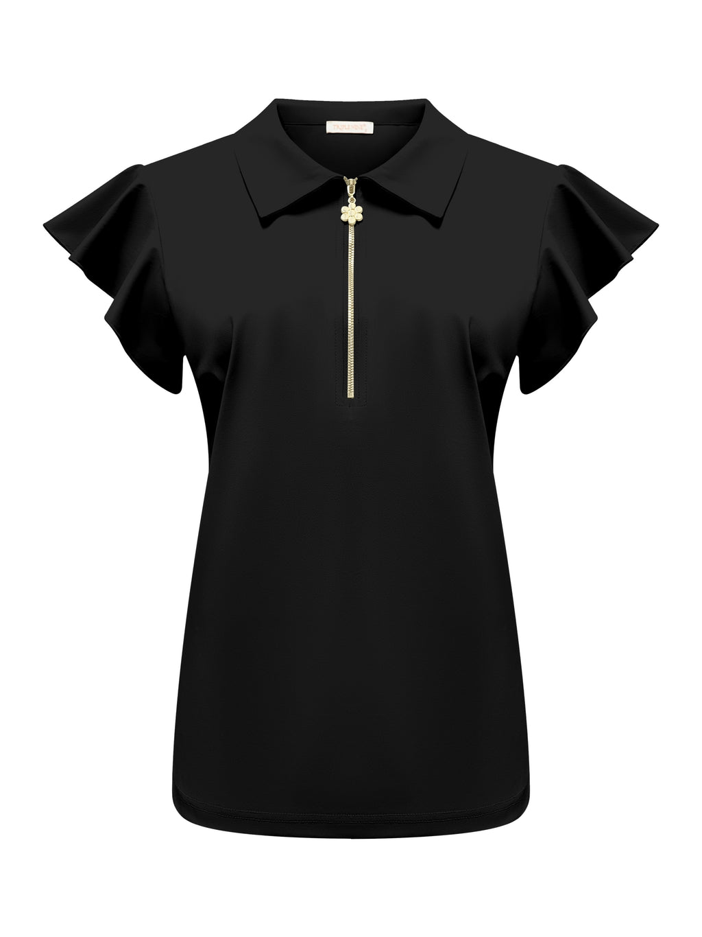 Triple Nine - Travel Top Fia Zwart - 6937 top - Est Voilà