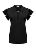 Triple Nine - Travel Top Fia Zwart - 6937 top - Est Voilà