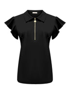 Triple Nine - Travel Top Fia Zwart - 6937 top - Est Voilà