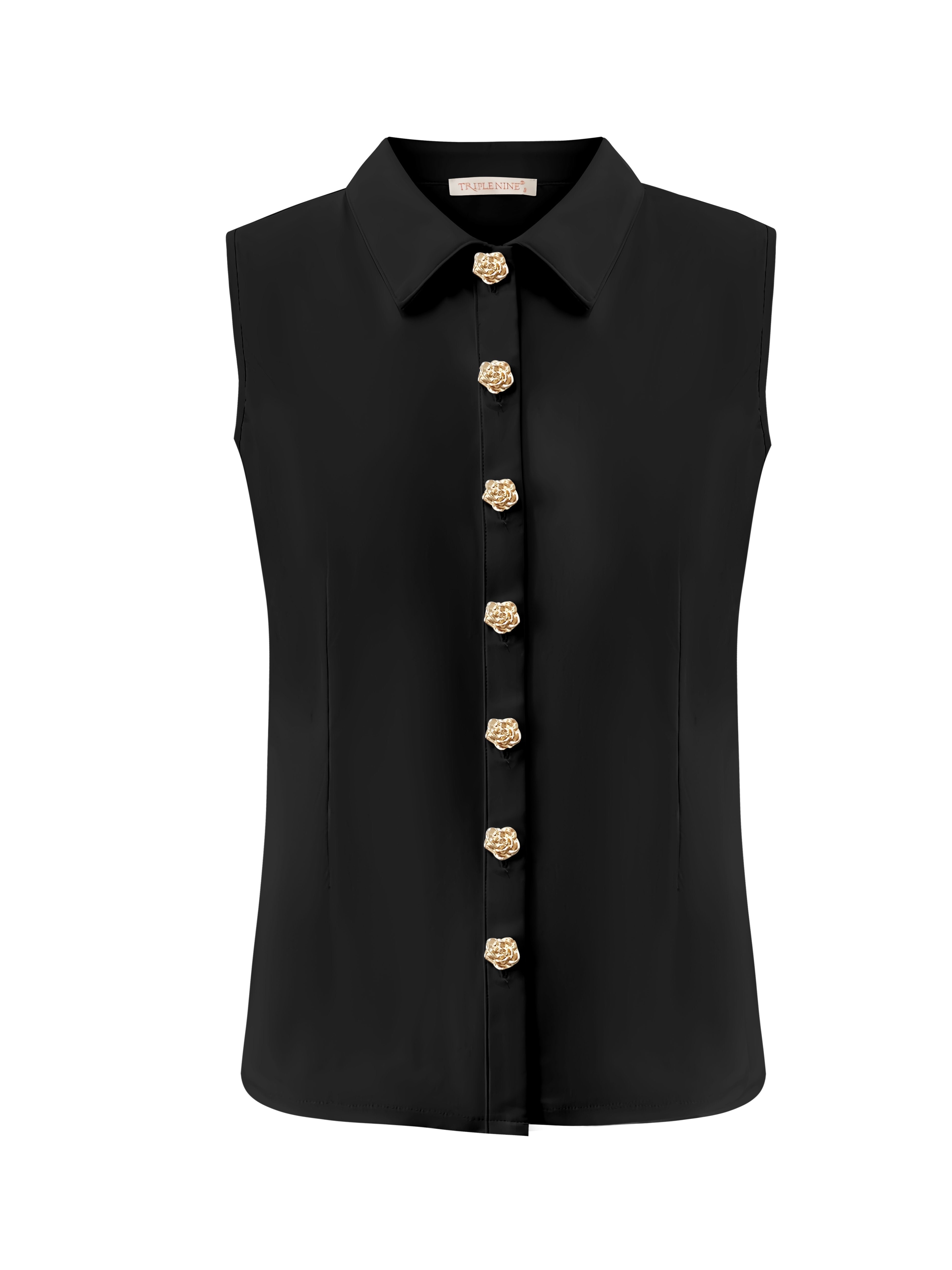 Triple Nine - Travel Blouse Marien Zwart - 5932 Blouse - Est Voilà