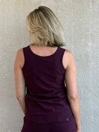 Triple Nine - Travel Top Marly Aubergine - 6913 top - Est Voilà