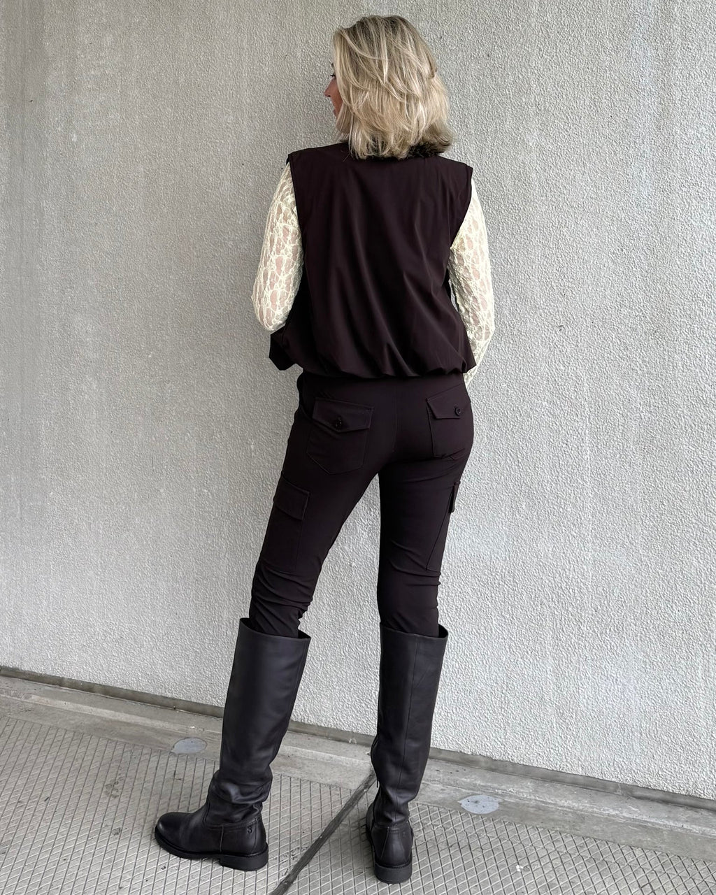 Triple Nine - Bodywarmer Bo Donkerbruin - 92428 Jas - Est Voilà