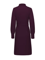 Triple Nine - Travel Jurk Melin Aubergine - 51810 Jurk - Est Voilà