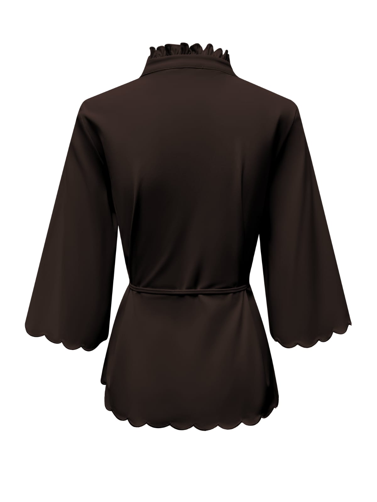 Triple Nine - Travel Blouse Chloé Donkerbruin - 5937 Blouse - Est Voilà