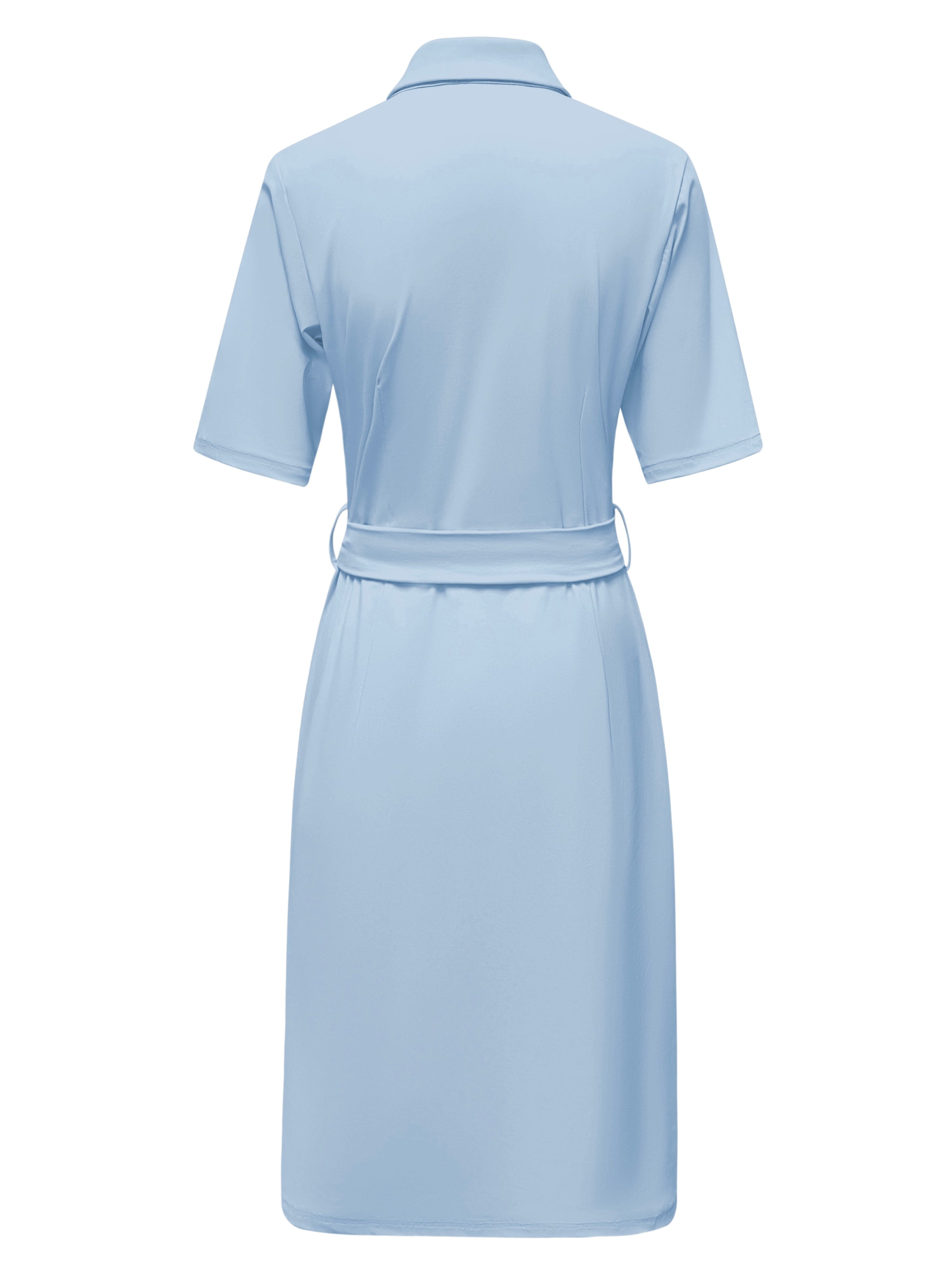 Triple Nine - Travel Jurk Anne Lichtblauw - 51825 Jurk - Est Voilà