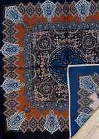 Est Voilà - Sjaal Zwart Brique Blauw Sjaals - Est Voilà