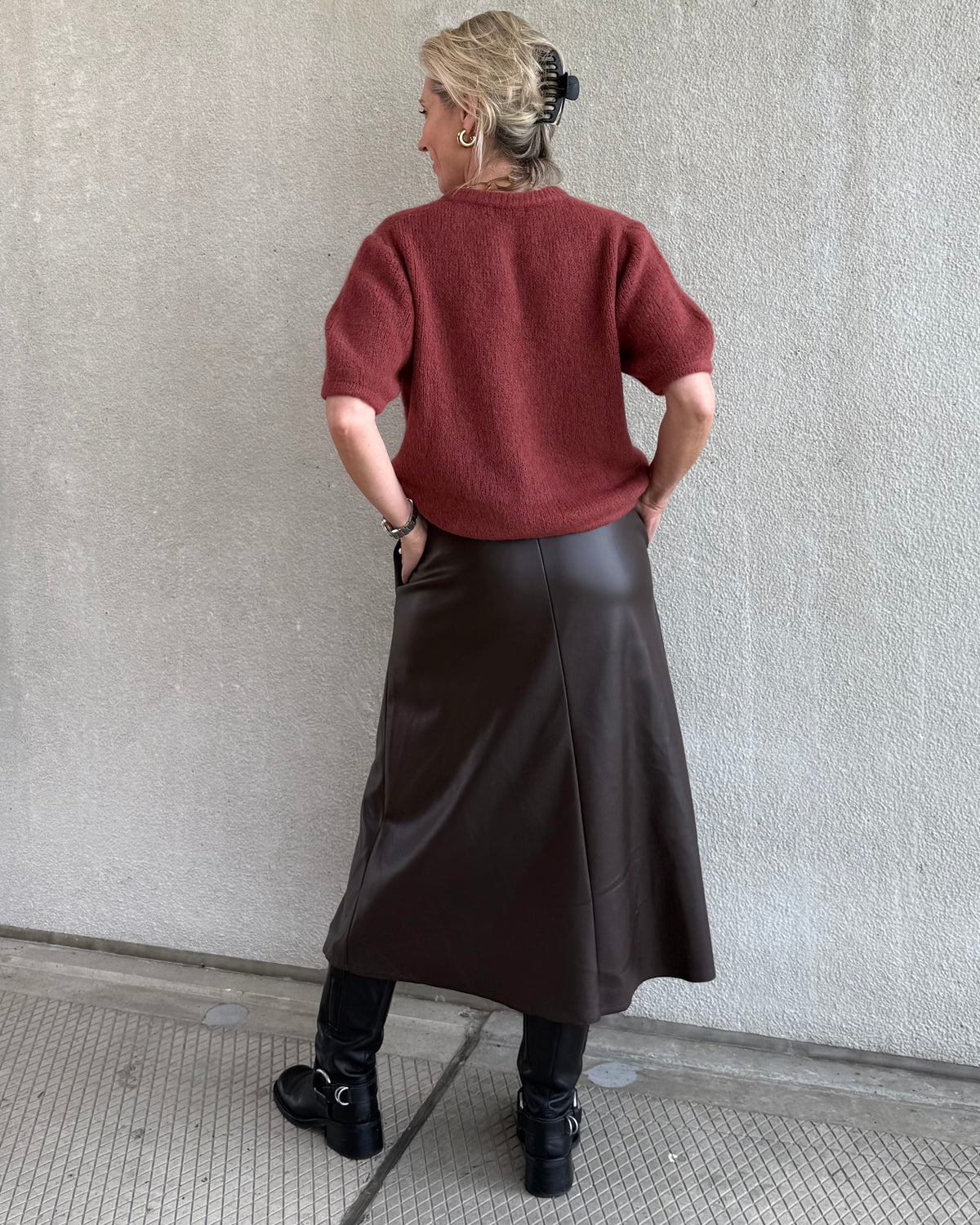 Triple Nine - Alpaca Vest Charlie Brique Vest - Est Voilà