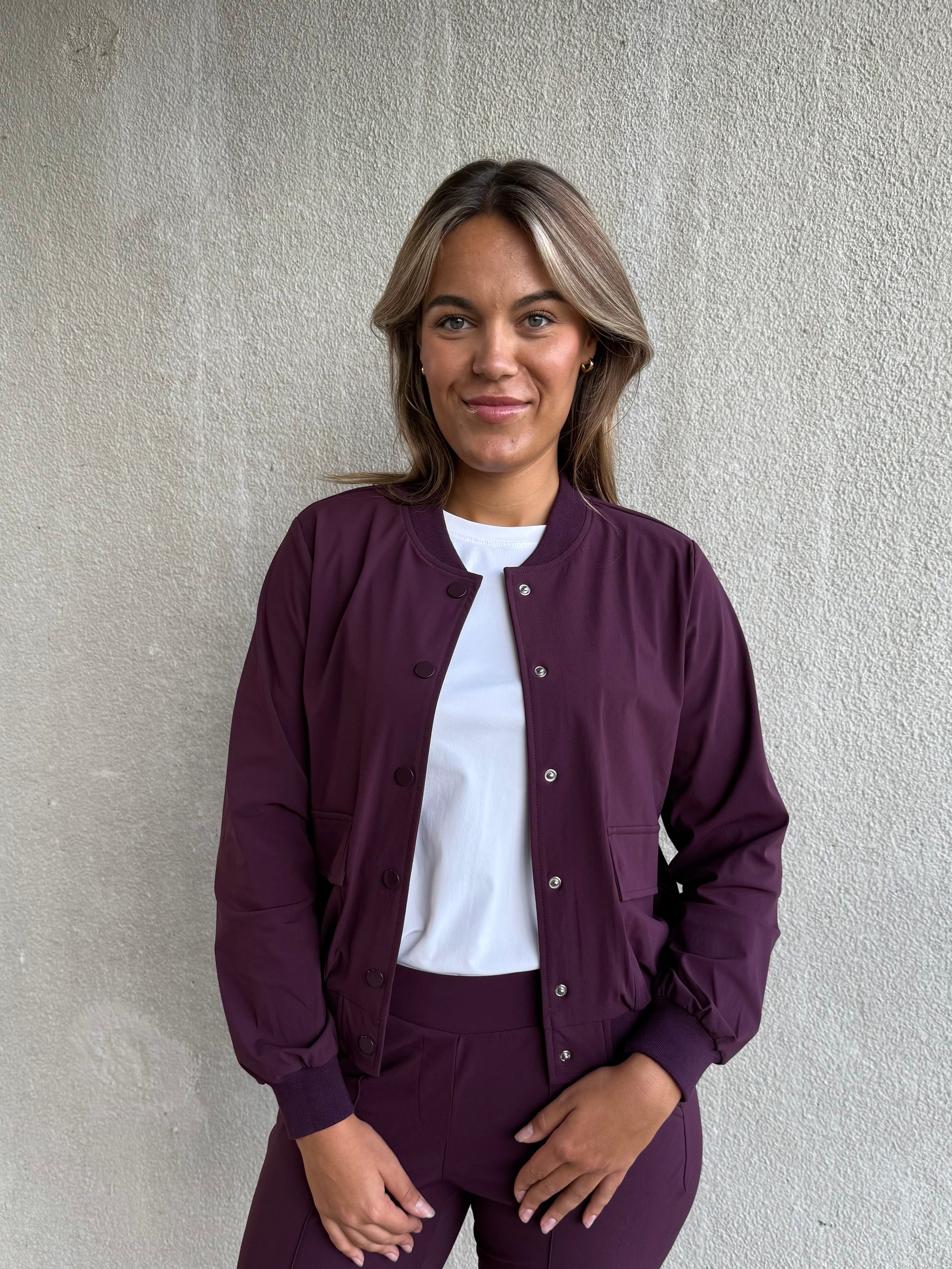 Triple Nine - Travel Bomber Kiki Aubergine - 91101