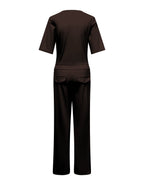 Triple Nine - Travel Jumpsuit Mila Donkerbruin - 51908 Jumpsuit - Est Voilà