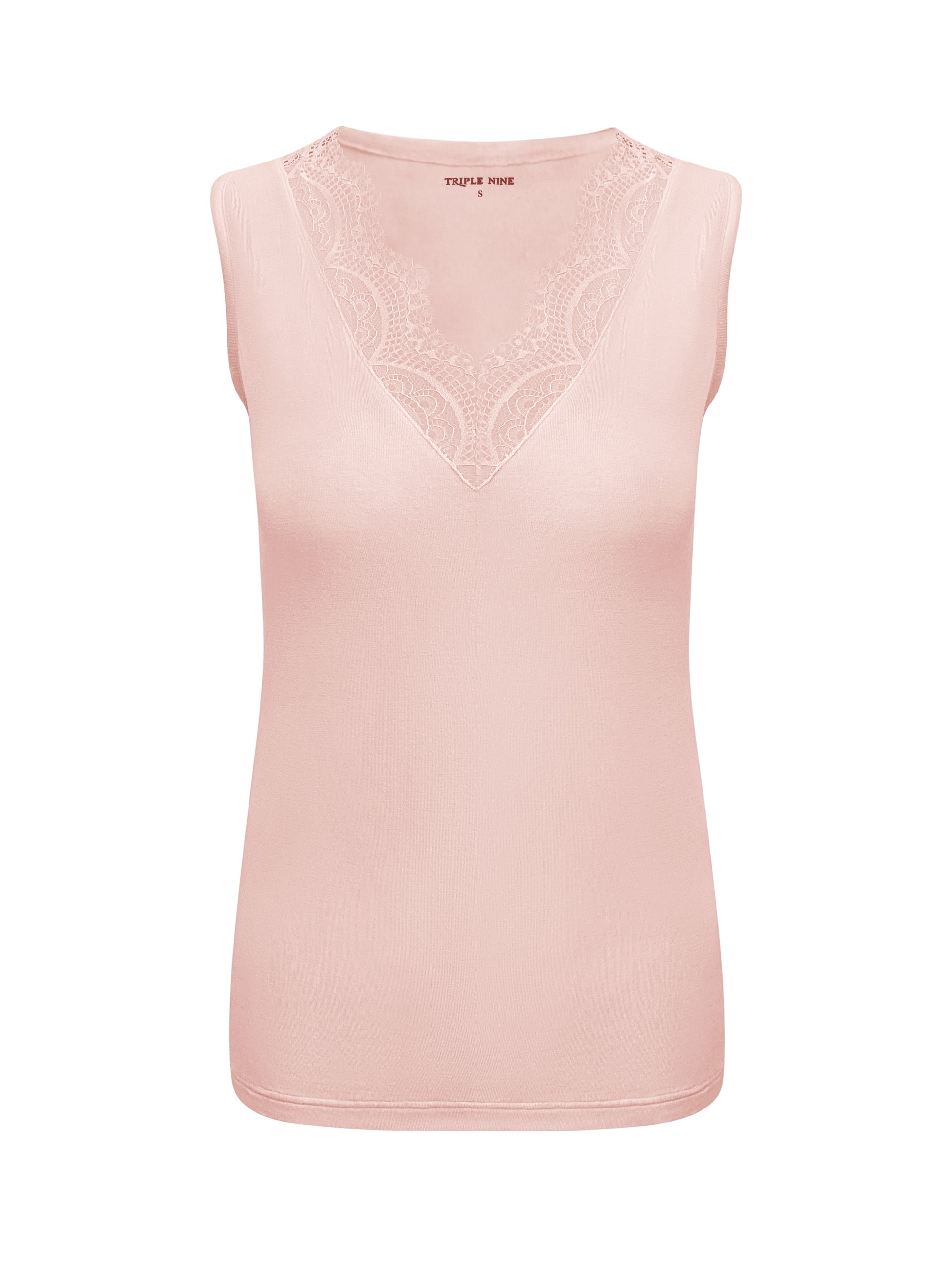 Triple Nine - Cashmere Top Sisi Poederroze - 9005 top - Est Voilà