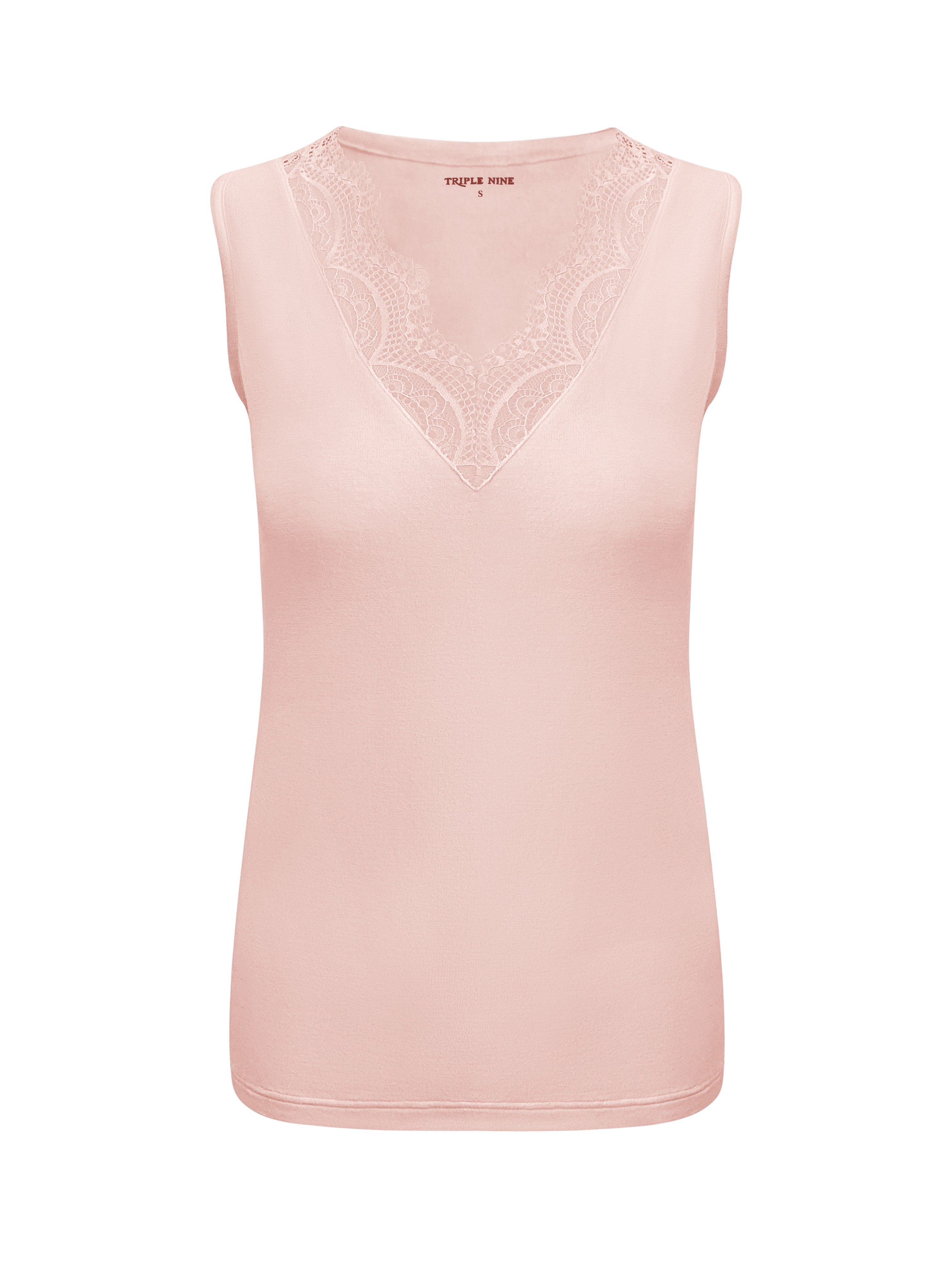 Triple Nine - Cashmere Top Sisi Poederroze - 9005 top - Est Voilà