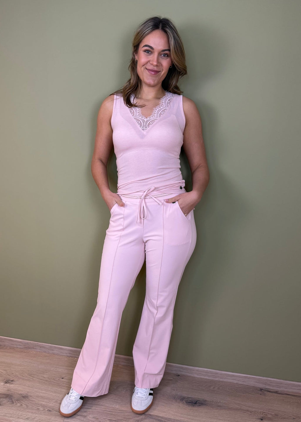 Triple Nine - Cashmere Top Sisi Poederroze - 9005 Top - Est Voilà
