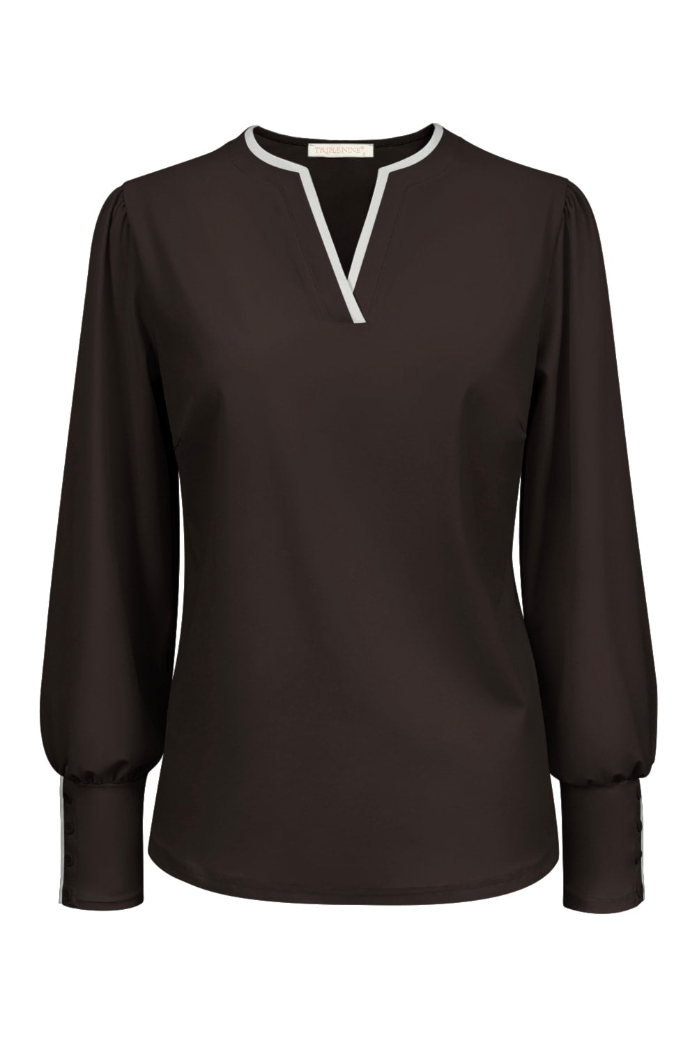 Travel Top Jenny Donkerbruin - 6932 Top - Est Voilà