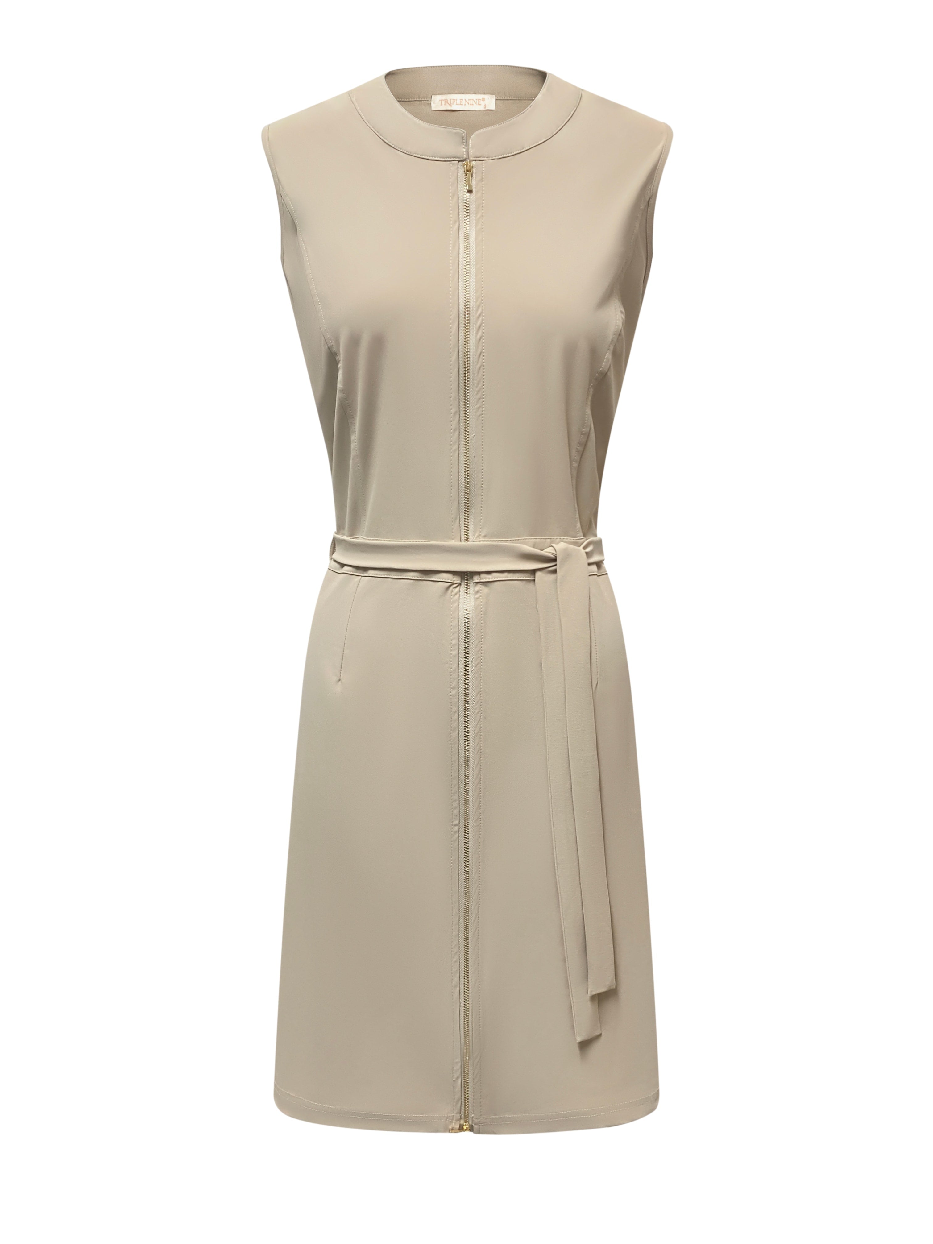 Triple Nine - Travel Jurk Florence Beige - 51819 Jurk - Est Voilà