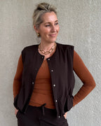 Triple Nine - Cashmere Top Lou Lou Caramel - 9003 Top - Est Voilà