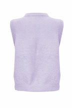Fluffy Gilet Inky Lila Vest - Est Voilà