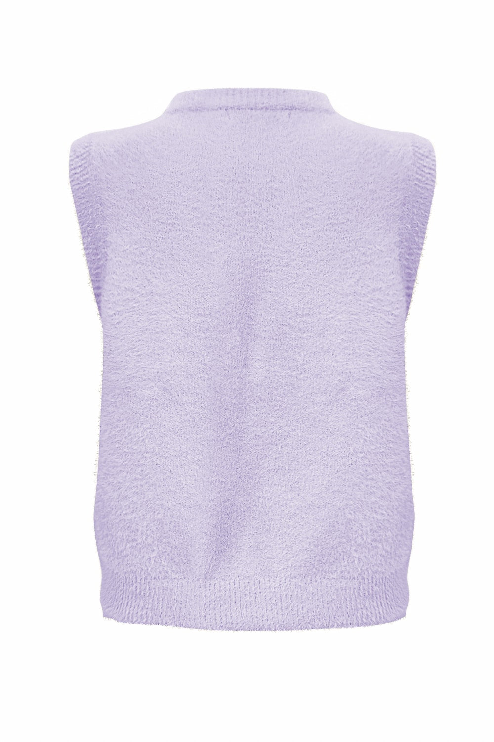 Fluffy Gilet Inky Lila Vest - Est Voilà