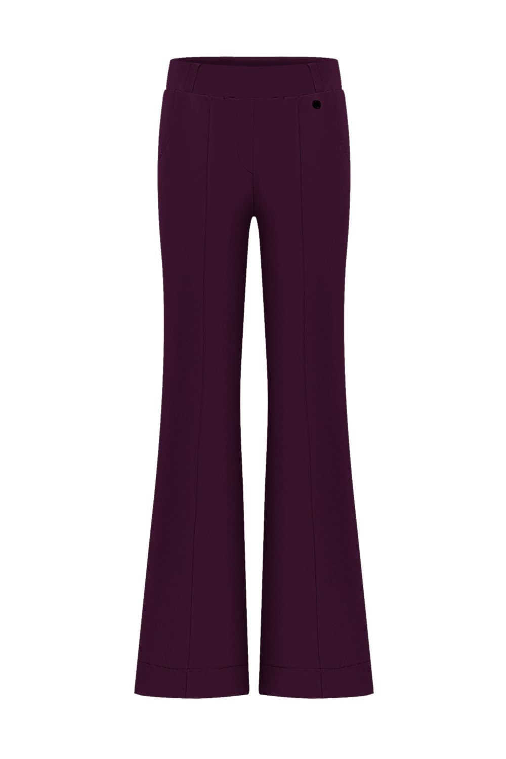 Travel Broek Fleur Aubergine - 2301 - Est Voilà