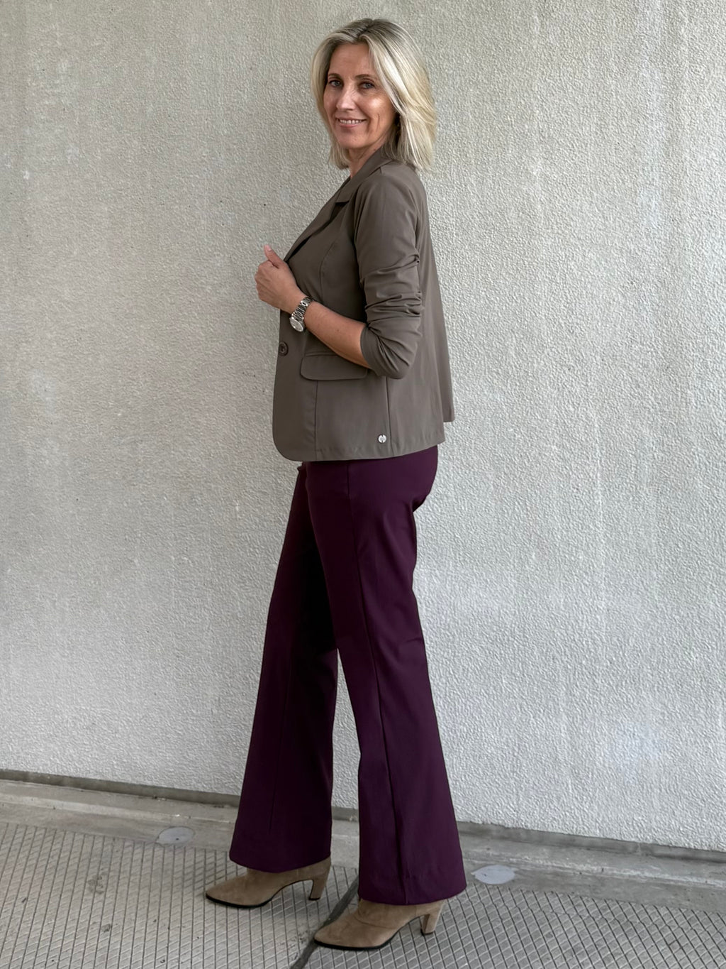 Triple Nine - Travel Blazer Francis Taupe - 3101 Blazer - Est Voilà