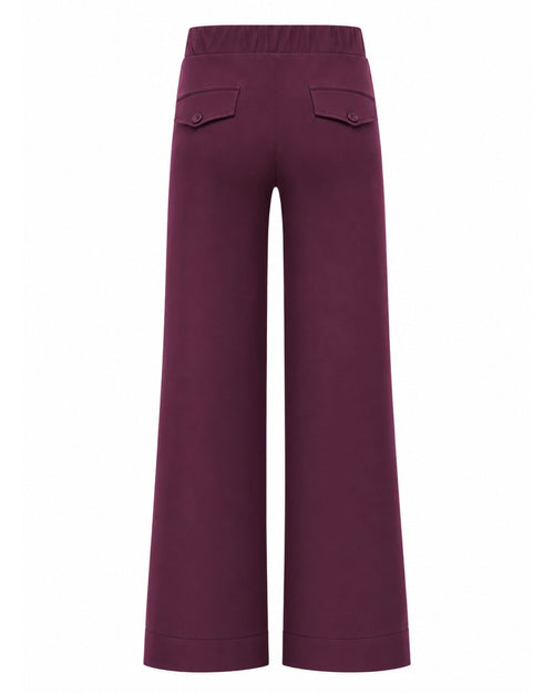 Triple Nine - Travel Broek Petra Aubergine - 2703 Broek - Est Voilà