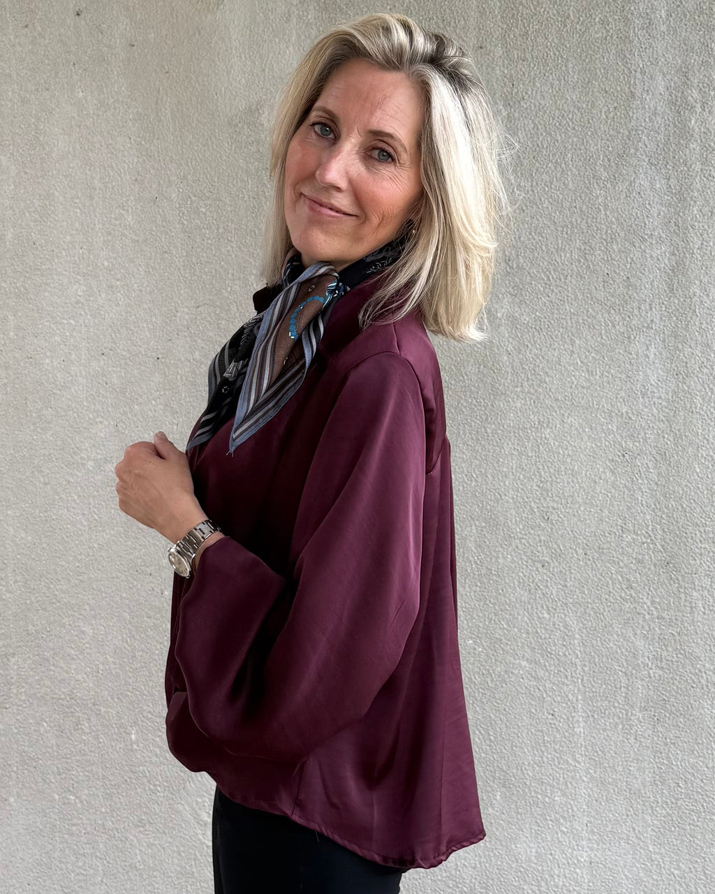 Est Voilà - Blouse Danique Aubergine