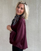 Est Voilà - Blouse Danique Aubergine