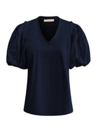 Triple Nine - Travel Top Liz Navy - 6947 top - Est Voilà
