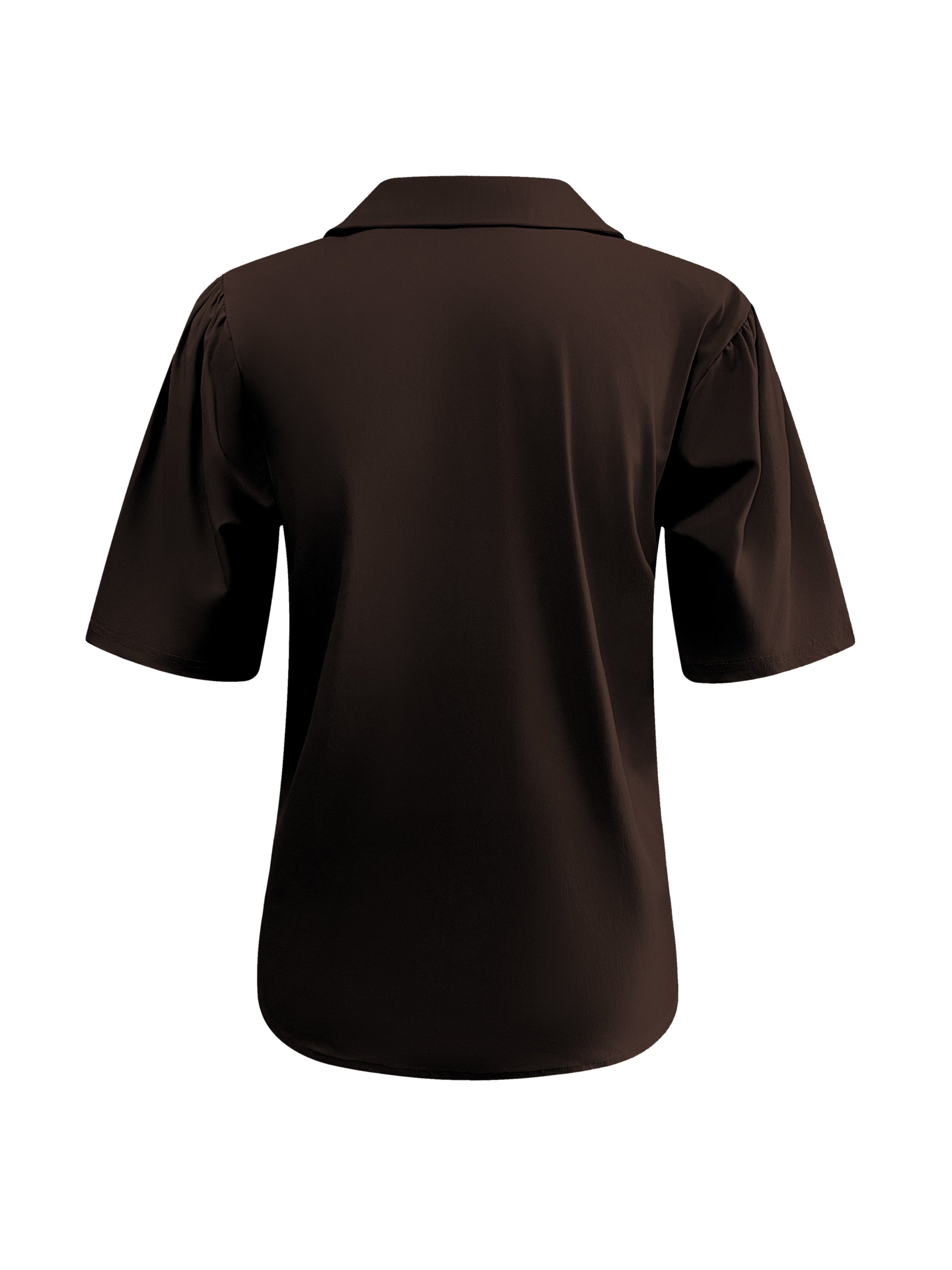 Triple Nine - Travel Blouse Camille Donkerbruin - 5931 Blouse - Est Voilà