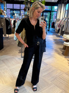 Triple Nine - Travel Jumpsuit Mila Zwart - 51908 Jumpsuit - Est Voilà