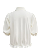 Triple Nine - Travel Blouse Dorée Wit - 5941 blouse - Est Voilà