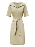 Triple Nine - Travel Jurk Julia Beige - 51821 Jurk - Est Voilà