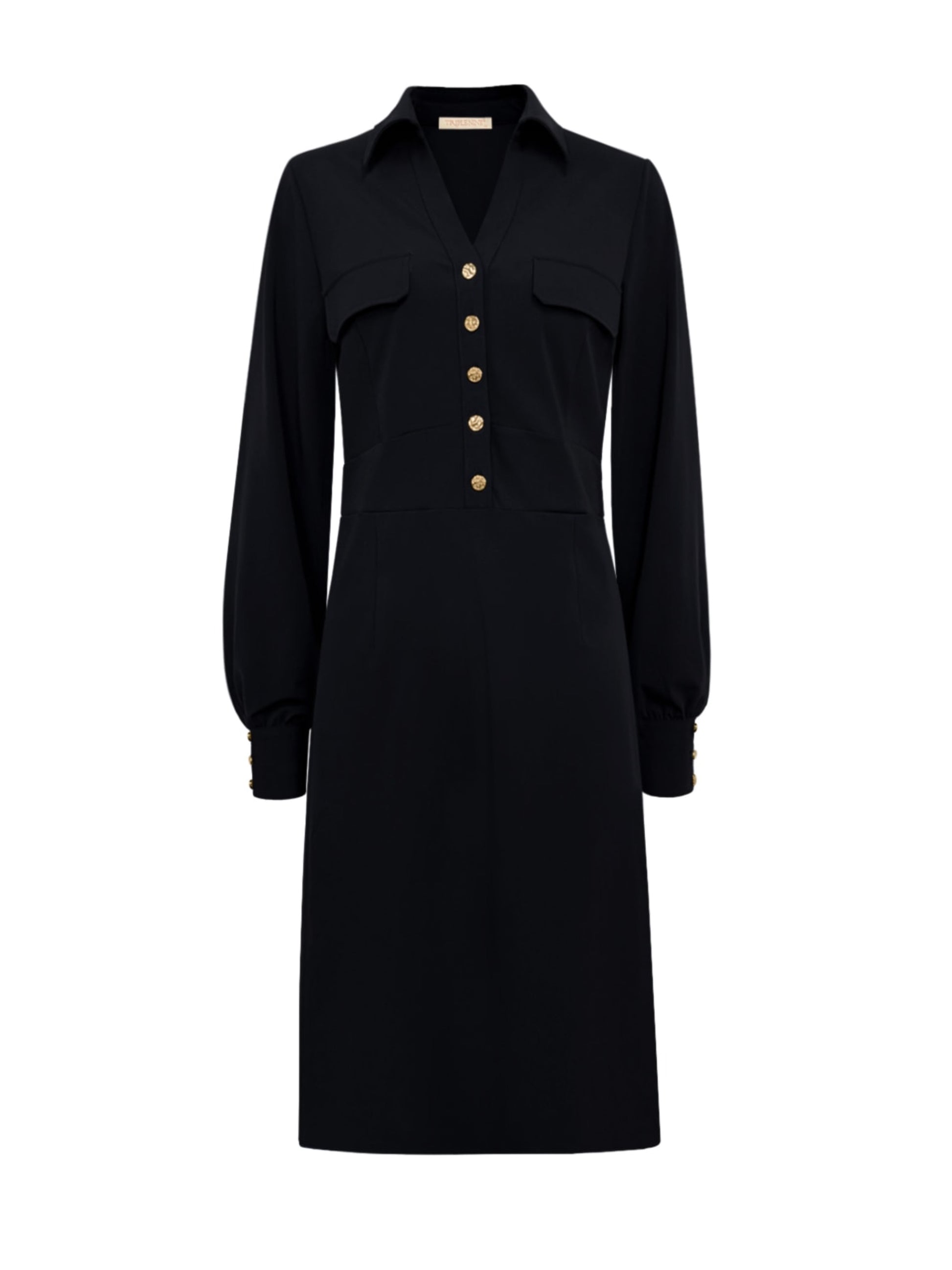 Triple Nine - Travel Jurk Melin Zwart - 51810 Jurk - Est Voilà