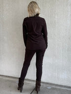 Triple Nine - Travel Blouse Mireille Donkerbruin - 4101 Blouse - Est Voilà