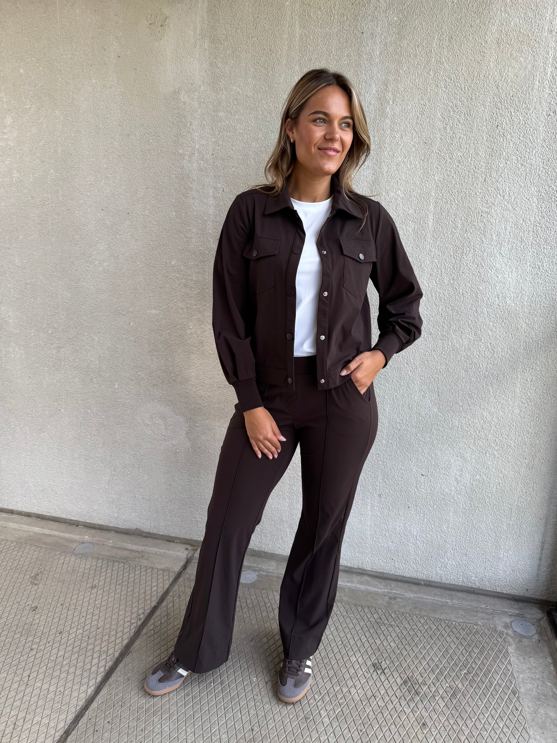 Travel Jas Lisa Donkerbruin - 92402