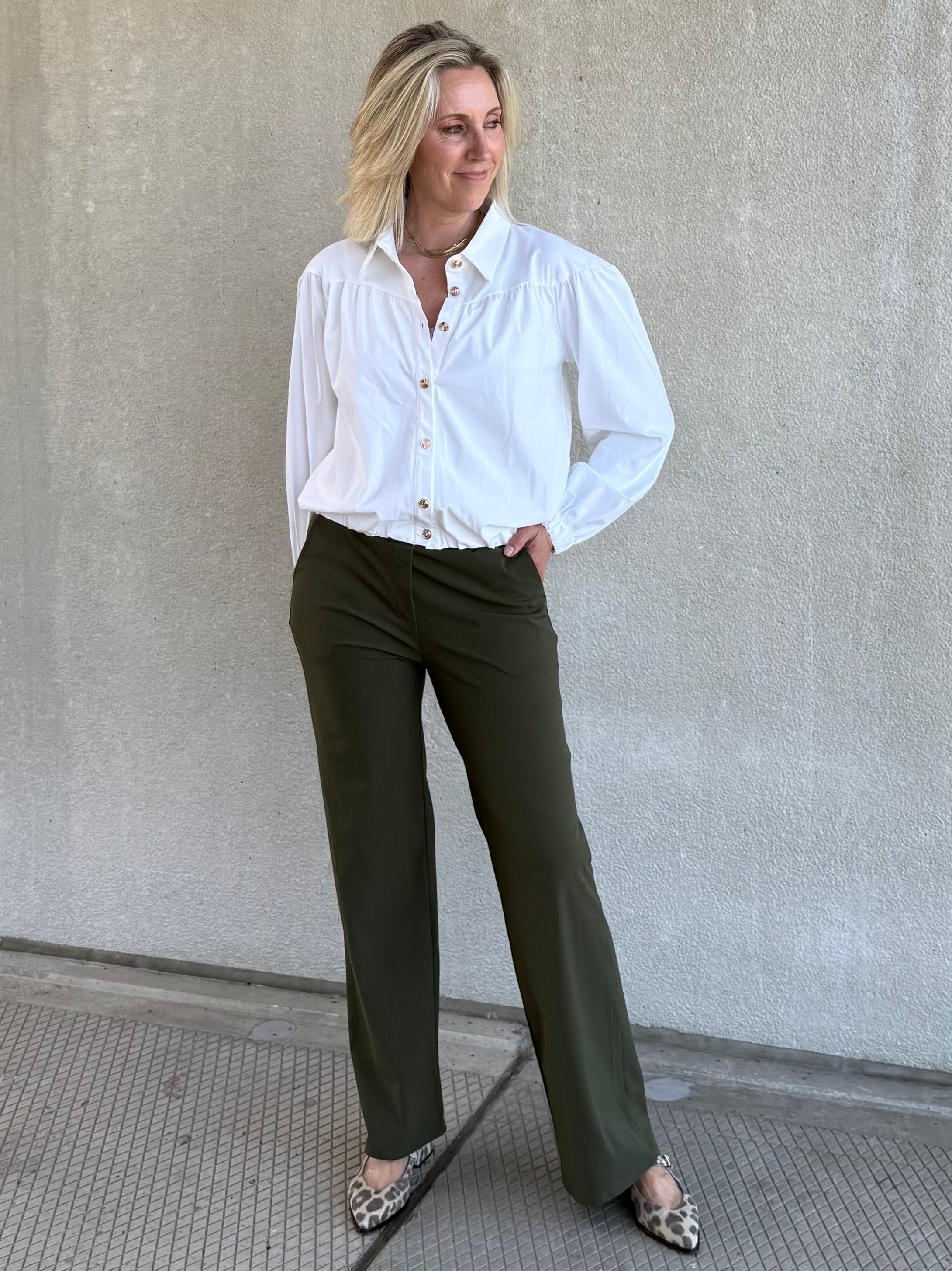Triple Nine - Travel Blouse Sasha Wit - 5951 Blouse - Est Voilà