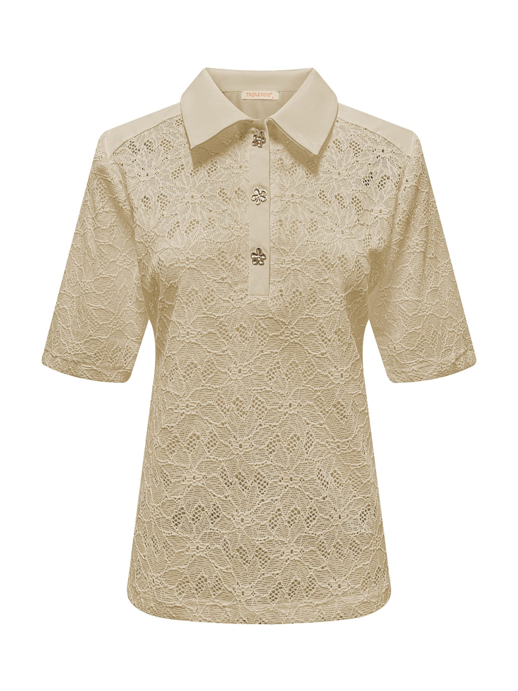 Triple Nine - Travel Top Merel Beige - 6948 top - Est Voilà
